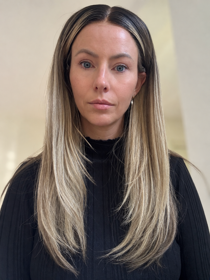 Mabel Perücke | Kühles Beigeblond Balayage HD-Spitze Echthaarperücke SOFORT VERSANDBEREIT (kopie)