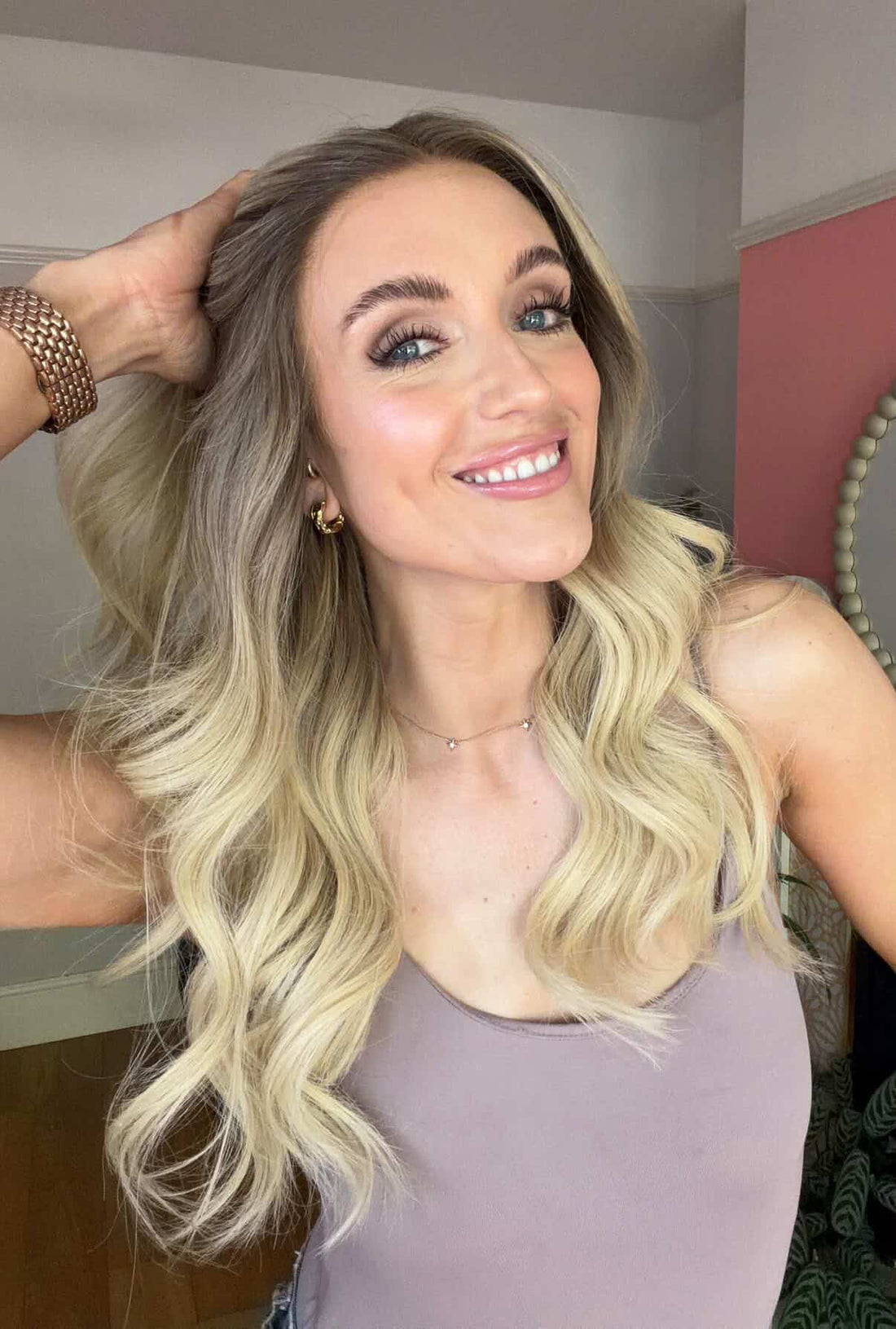 Lisa Wig | Ash Blonde Balayage HD Lace Human Hair Wig