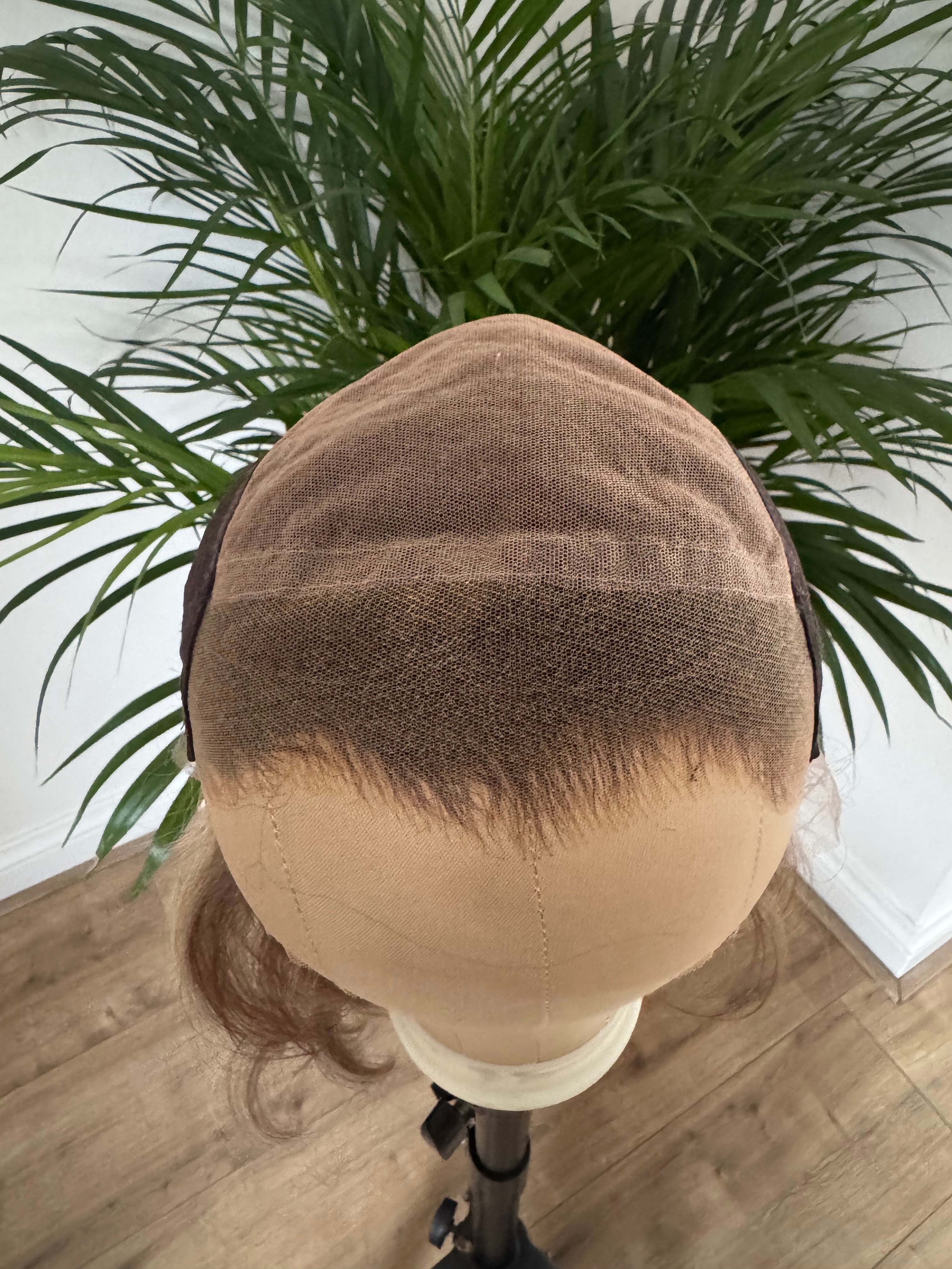 Sienna Wig | 22” Brown Blonde Balayage 13x6 HD Lace Human Hair Wig | 180% Density | Ready to Ship