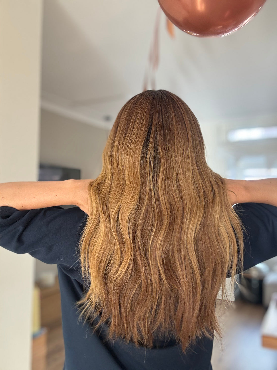 Olivia – Hellbraune Balayage HD Lace Echthaarperücke | 18" & 22"
