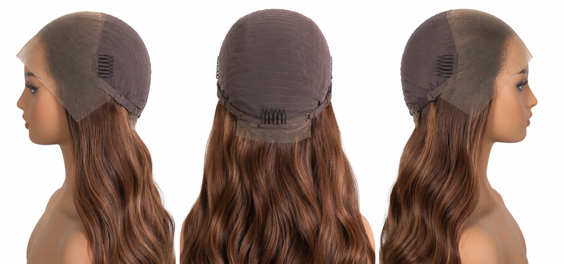 Olivia – Hellbraune Balayage HD Lace Echthaarperücke | 18" & 22"